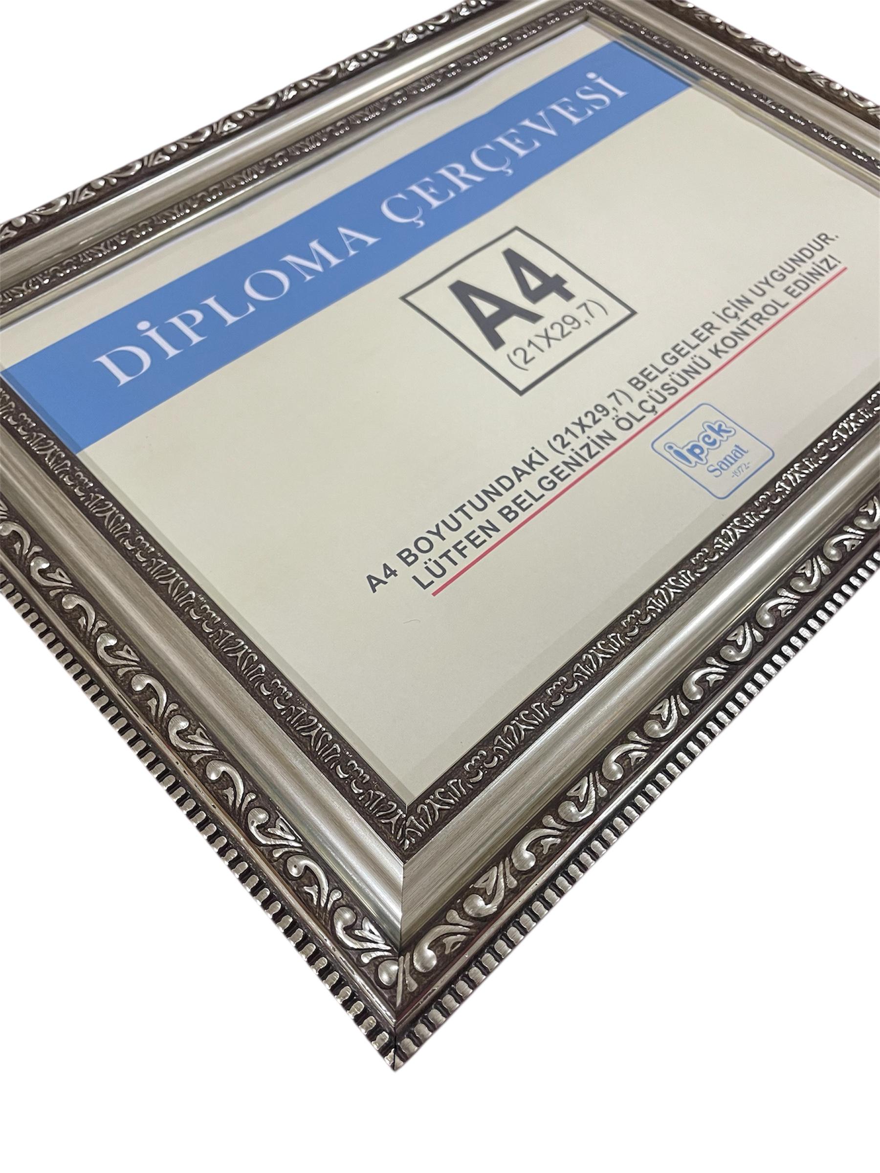 A4 Boyutunda Antik Gümüş 2