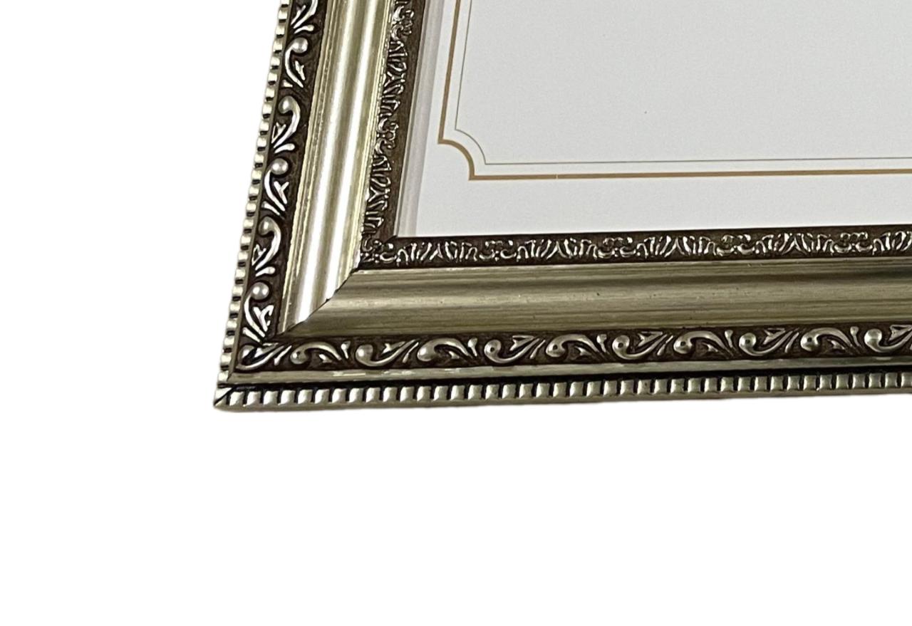 Diploma Çerçevesi 25x35 Boyutta Antik Gümüş 2