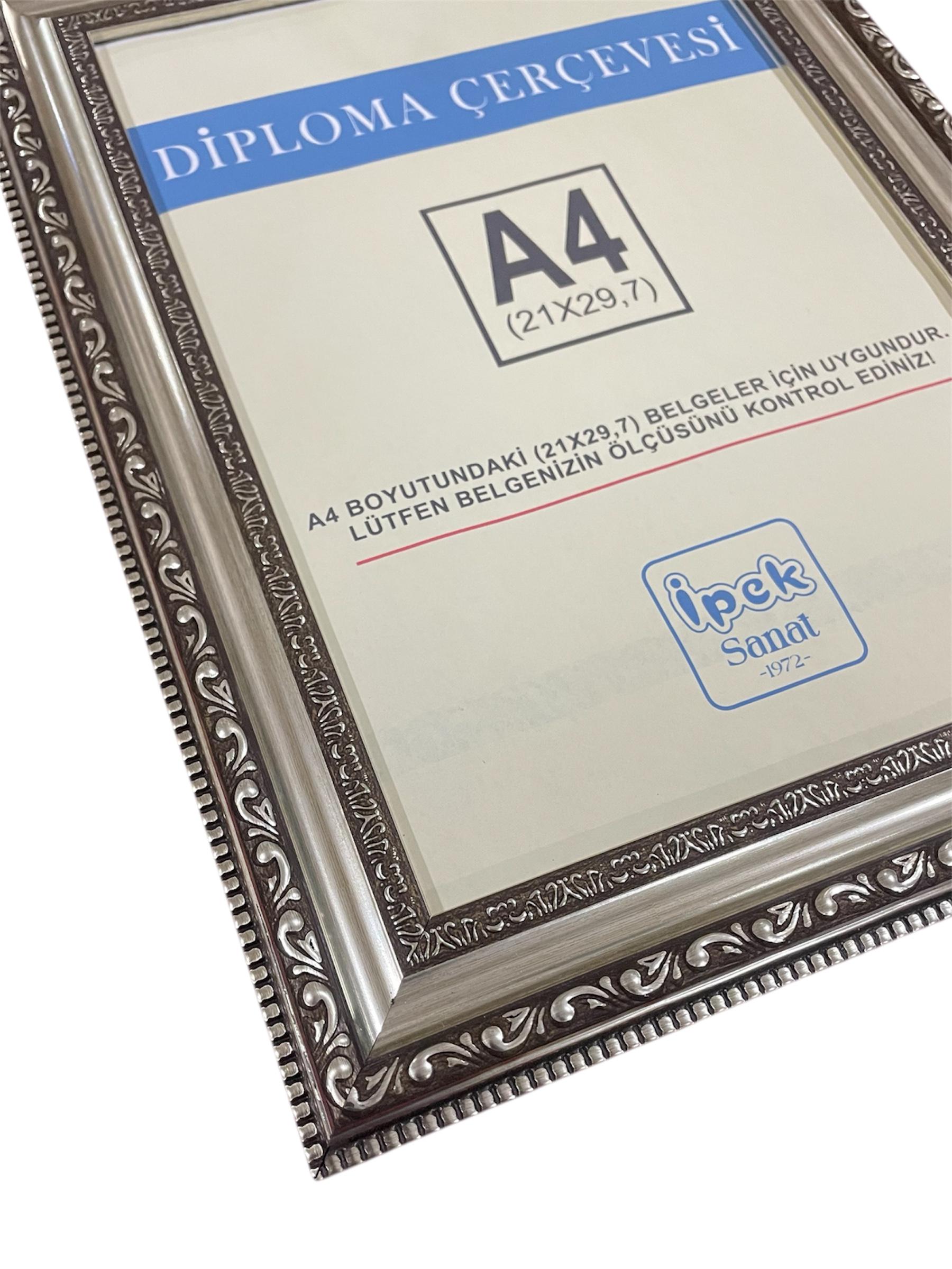 A4 Boyutunda Antik Gümüş 2