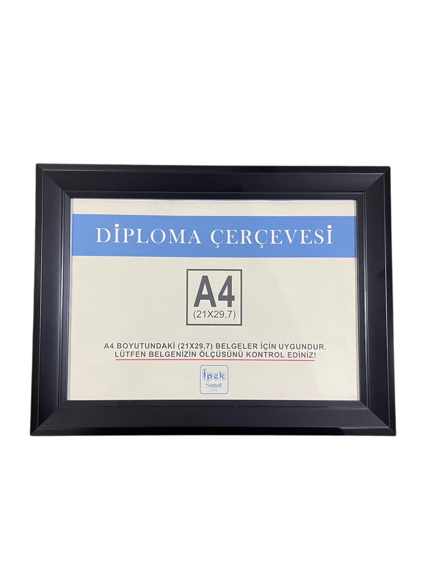 A4 Boyutunda Siyah