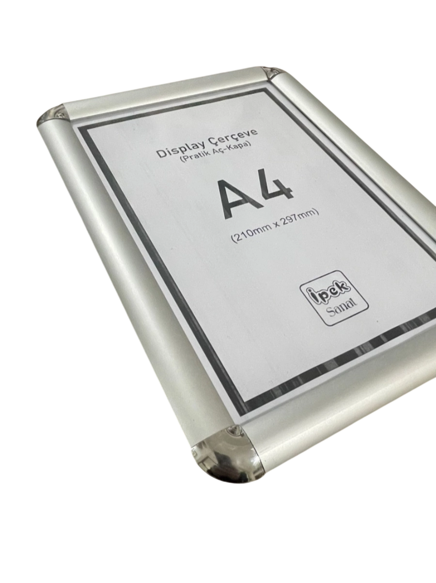 A4 Display Çerçeve - 21x30 Rondo Köşeli Display Çerçeve - 5’Lİ AVANTAJ PAKET