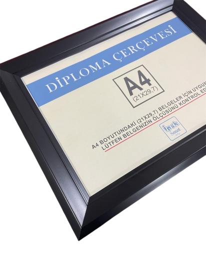 A4 Boyutunda Siyah Çerçeve