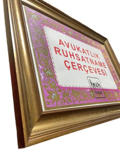 Avukatlık Ruhsat Çerçevesi Bakırımsı Altın