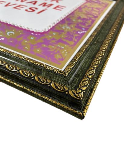 Avukatlık Ruhsat Çerçevesi Antik Yeşil