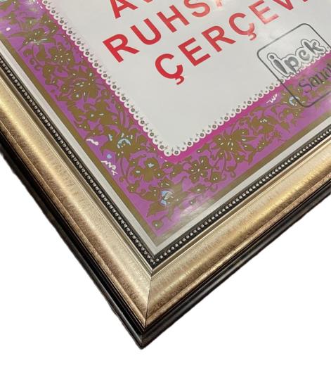 Avukatlık Ruhsat Çerçevesi Antik Gümüş Renk 3