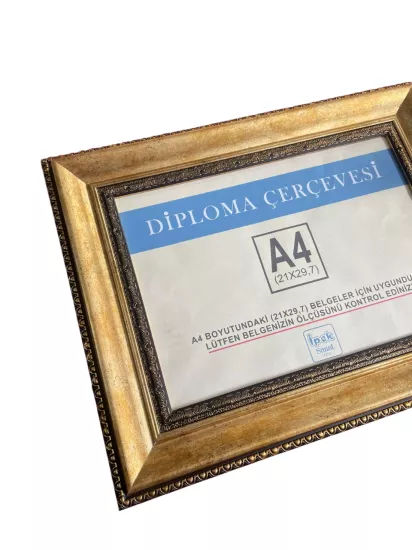 A4 Boyutunda Soft Altın Renk