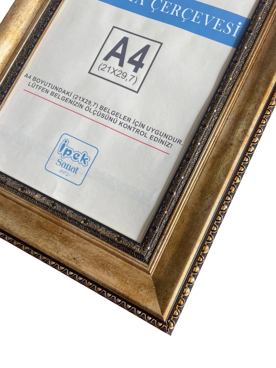 A4 Boyutunda Soft Altın Renk
