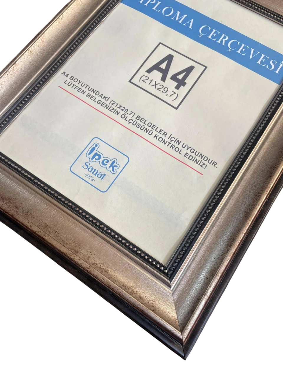 A4 Boyutunda Antik Gümüş 3